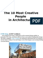 The 10 Most Creative People in Architecture