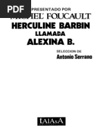 Michel Foucault - Herculine Barbin Llamada Alexina B