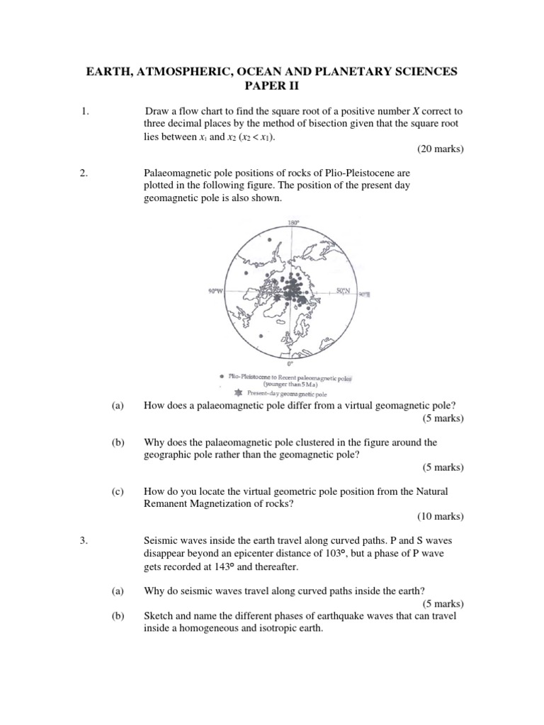 Earth Sciences Exam: Key Concepts and Questions | PDF | Erosion | Earth ...