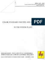 SPLN 107-1993 Color Standard For Pipe and Storage Tank in The Power Plant