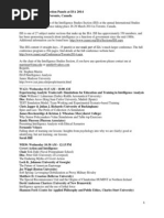 Download Intelligence Studies Section Program at ISA 2014 by Stephen Marrin SN192200340 doc pdf