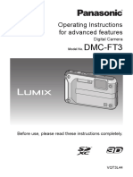 Panasonic Lumix DMC-FT3 Manuals