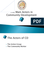 SS2 - The Main Actors in Community Development