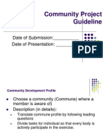 SS6a - Community Project Guideline