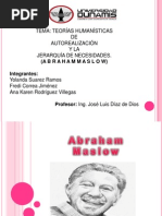 Exposicion de Abraham Maslow