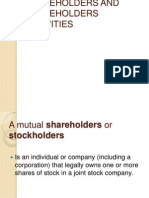 Shareholders and Shareholder Activism