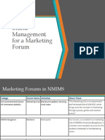 Brand Management for a Marketing Forum (1)