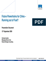 Future Powertrains for China