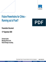 Future Powertrains For China