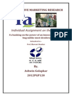 GOLAPKAR ASHWIN RAJAN (2012PGP120) - Fa Banking On The Power of An Innocent Carefree Hug Unlike Most Deodorants