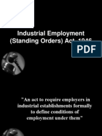 Industrial Employment (Standing Orders) Act,1946