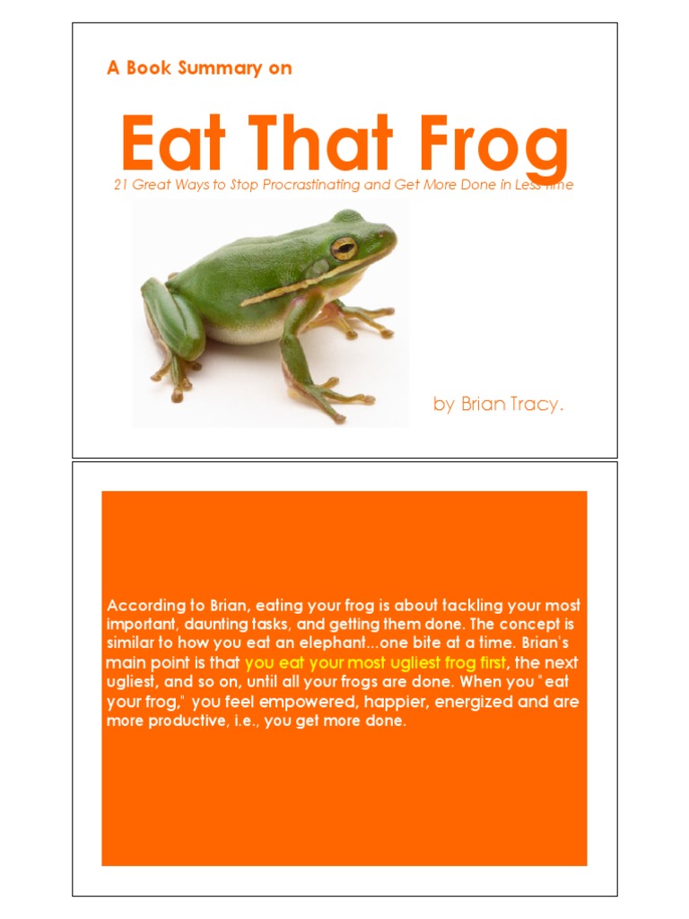 Eat That Frog | PDF | Procrastination | Professional Skills