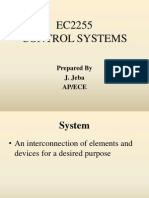 Ec2255 Control Systems