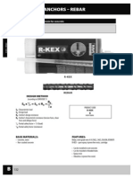  R-KEX Chemical Anchor - Rebars
