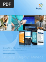 DS Kony Platform
