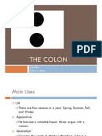Colon Presentation Portfolio