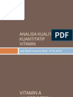 Analisa Vitamin