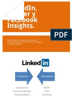 LinkedIn, Twitter y FB Insights
