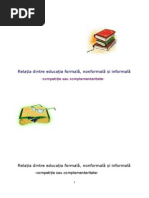 Relatia Dintre Educatia Formala Nonformala Si Informala
