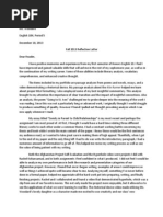 slaught fall reflection letter