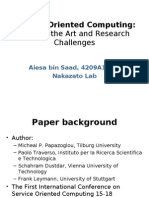 Service-Oriented Computing:: State of The Art and Research Challenges