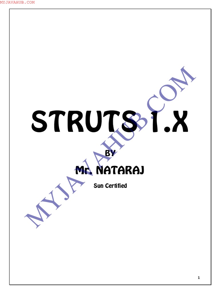 Struts+Notes+ (1) Unlocked PDF Java Server Pages  Application