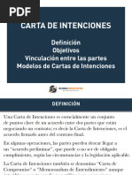 Modelo de Carta de Intenciones