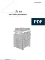 KonicaMinolta Bizhub_215 Manual