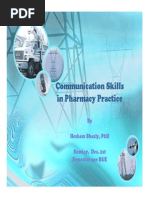 Communication Skills in Pharmacy Practice Communication Skills in Pharmacy Practice