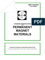 MMPA Standard Specs for Permanent Magnets