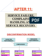 Service Failure, Complaint Handling and Service Recovery