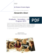 Graduate - Secondary - Literacy Certificate