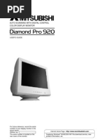 Mitsubishi diamond pro 920
