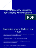 Human Sexuality Education For Students With Disabilities
