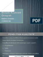 Praktikum Metode Kualitatif Geografi - 1