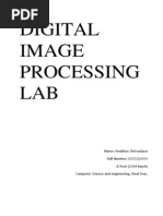 Digital Image Processing Lab Manual