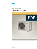 Daikin RXS-K - Technical Data