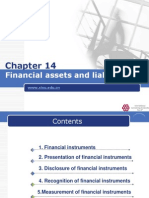 IFRS Chapter 14 Financial Assets and Liabilities