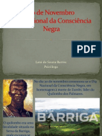 20 de Novembro Dia da Consciência Negra
