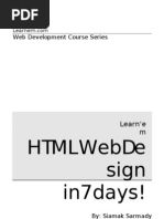 Web Design in 7 Days
