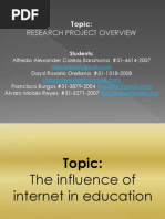 Overview Research Project