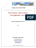 Power Systems - Basic Concepts and Applications - Part Ii: Pdhonline Course E105 (12 PDH)