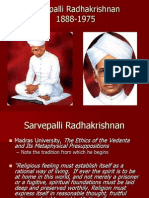 Sarvepalli Radhakrishnan, 1888-1975