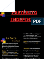 PRETÉRITO INDEFINIDO - Espanõl