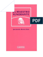 Seccion11 RANCIERE El Maestro Ignorante