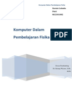 Booklet Komputer Dalam Pembelajaran Fisika