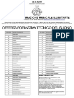 Offerta Formativa 2013 A3 Tecnico Del Suono