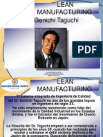 Six Sigma - Taguchi - Dipl Lean Manufacturing - Javier Mejía Nieto