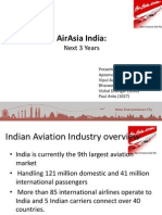 AirAsia India's Strategy for the Next 3 Years