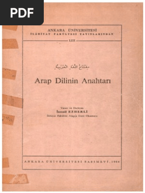 arap dilinin anahtari pdf